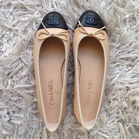 where can i buy chanel flats online|chanel two tone ballet flats.